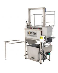 Königin semi-automatic uncapping machine with oscillating blades