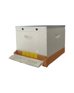 10F F/Depth Brood, Vented Base, Varroa/SHB Tray, Pollen Trap, Entrance Closure - Painted