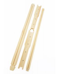 F/Depth Premium Wood Frames 13mm Grooved Bottom Bar - Kit (Min 10 Ship)