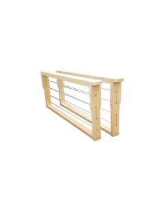 WSP Premium Wood Frames 35mm – Assembled, Brass Eyelets, 4-WIRE 304SS (Min 10 Ship)