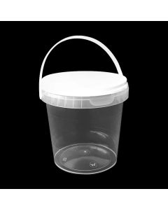 Tub Unipak 1kg White Handle & Yellow Tamper-Proof Lid (Pack 240)