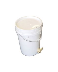 Bucket 22L (30kg) Food Grade W Lid & Australian Polygenic Honey Gate