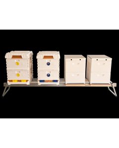 Hive Stand Quad Galvanised Steel