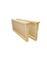 WSP Premium Wood Frames 35mm – Assembled, Brass eyelets, 4-WIRE 304SS, Waxed (Min 10 Ship)