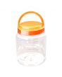 Jar PET with red lid & handle 1kg (Min 10 Ship)