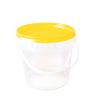 Tub Unipak 1kg Clear White Handle & Yellow Tamper-Proof Lid (Pack 240)