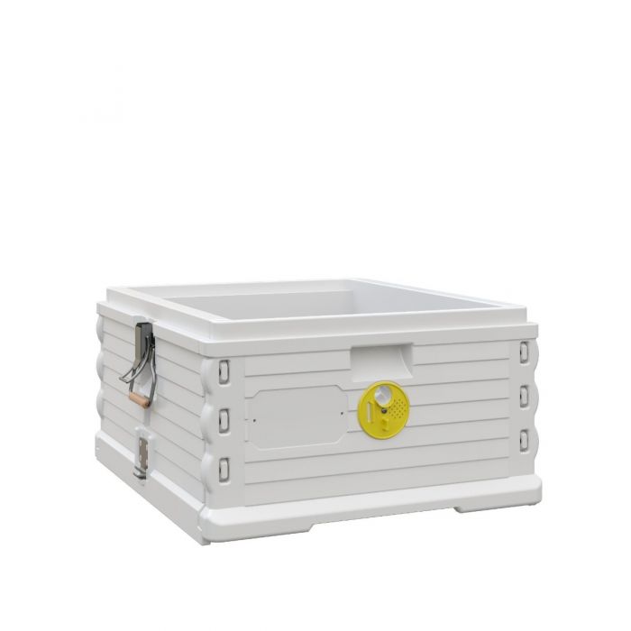 Apimaye 10F F/Depth Super, 10 assembled 6-Wire Wood Frame with Wax Foundation