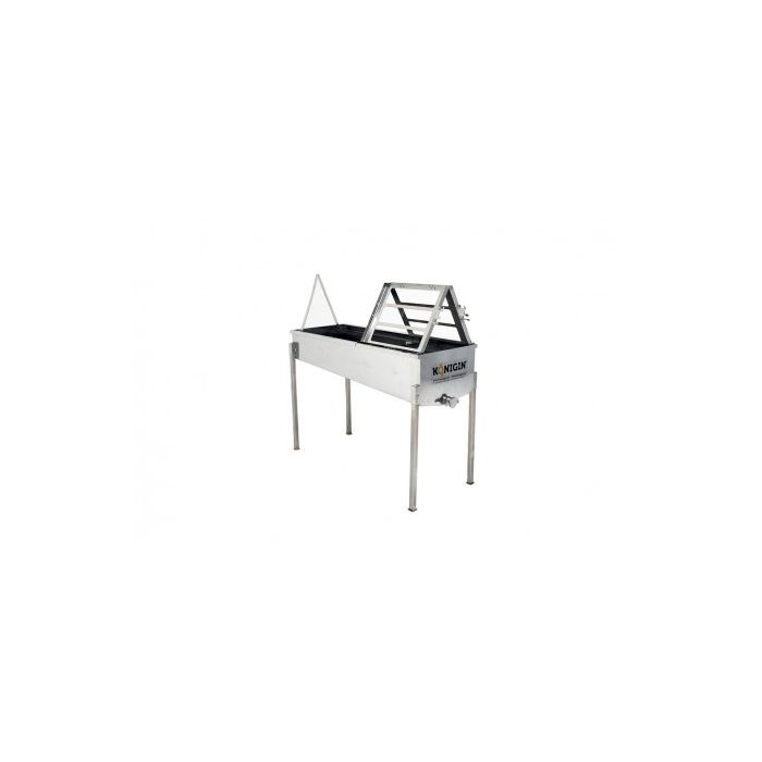 Konigin Uncapping Table with 125cm tank, frame holder, 2 work stands, 2 Screen Trays
