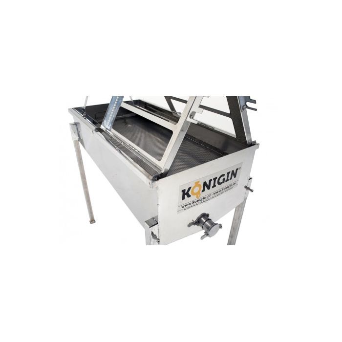 Konigin Uncapping Table with 125cm tank, frame holder, 2 work stands, 2 Screen Trays