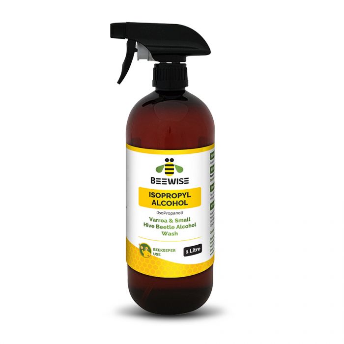 Isopropyl Alcohol (Isopropanol) Varroa Wash & Hard Surface Cleaner / Sterilant 1 litre