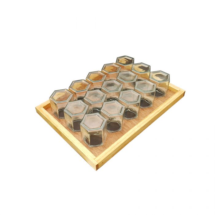 Honey Comb Jar Template 8F For 15 x 500g Jars