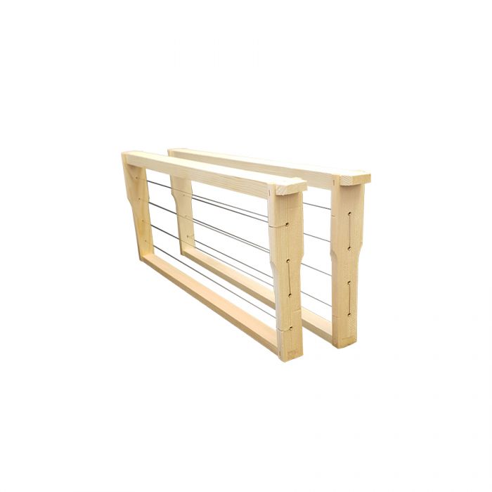 WSP Premium Wood Frames 35mm – Assembled, Brass Eyelets, 4-WIRE 304SS (Min 10 Ship)