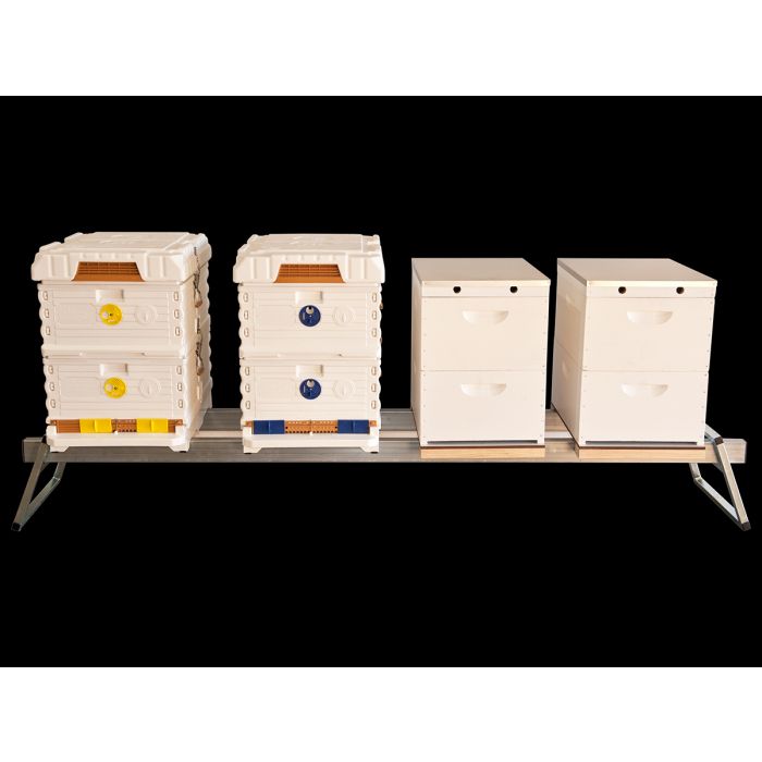 Hive Stand Quad Galvanised Steel