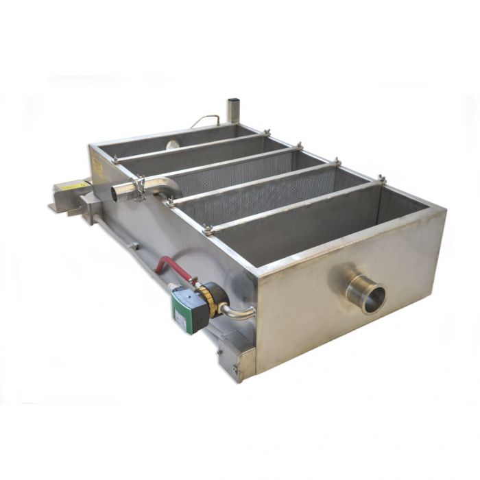 Honey sump with strainers, 160 litres, Heated Hot Water Jacket (1.1kW)