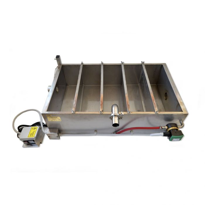 Honey sump with strainers, 160 litres, Heated Hot Water Jacket (1.1kW)